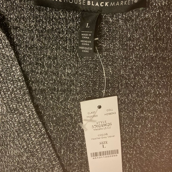 Silver open sweater - Picture 4 of 8